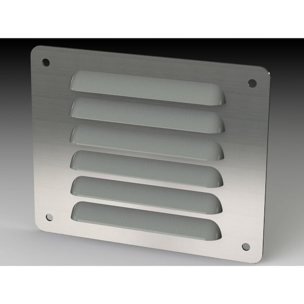 Louver Stand Kit, 4-1/2 in. H x 5-1/2 in. W x 0.43 in. L, 304 Stainless Steel